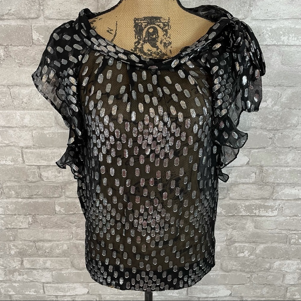 CO-OP Barney’s Neck Tie Blouse